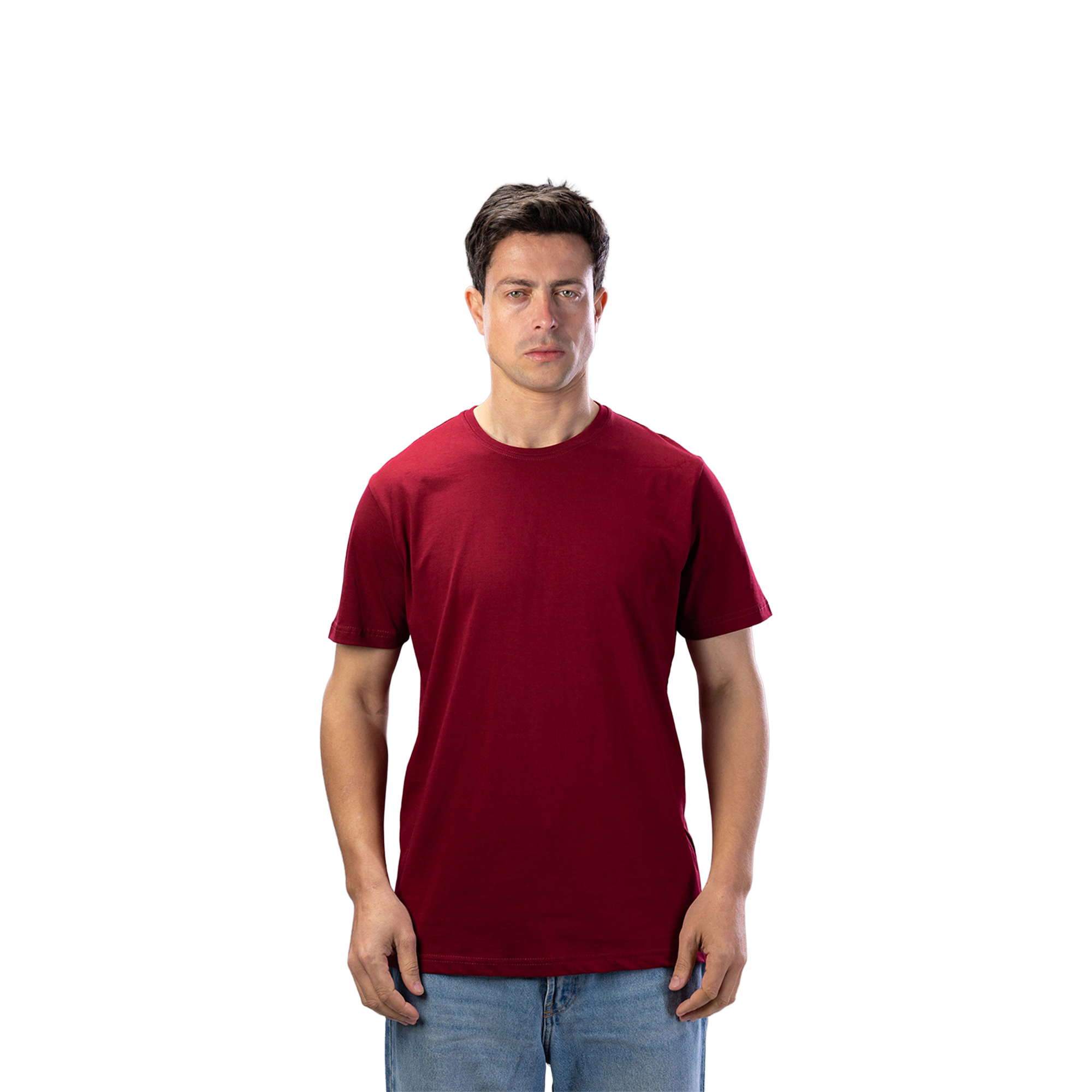 Burgundy Basic T-Shirt