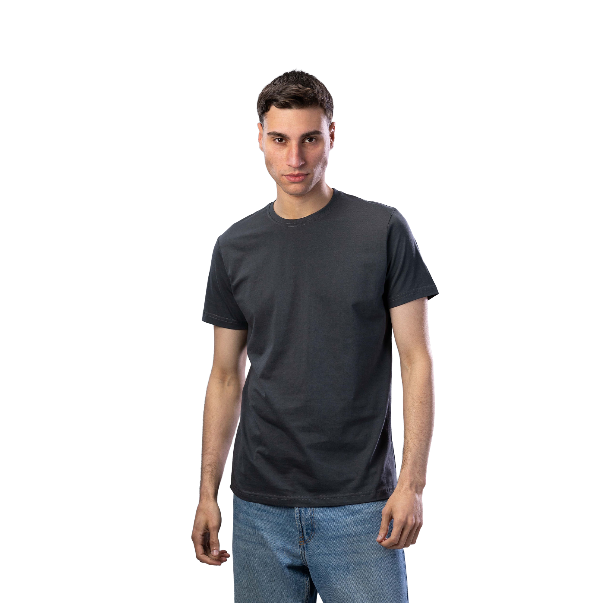 Gray Basic T-Shirt