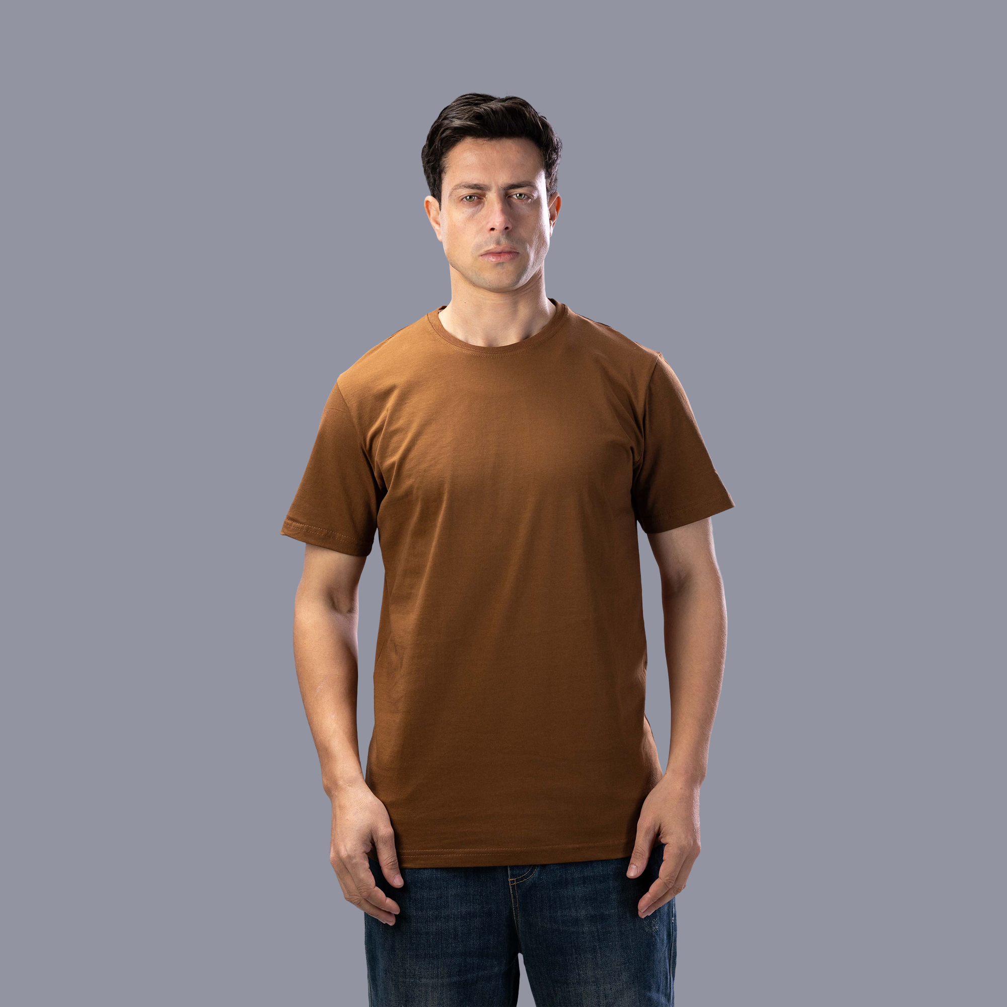 11 (1) brown Basic T-Shirt