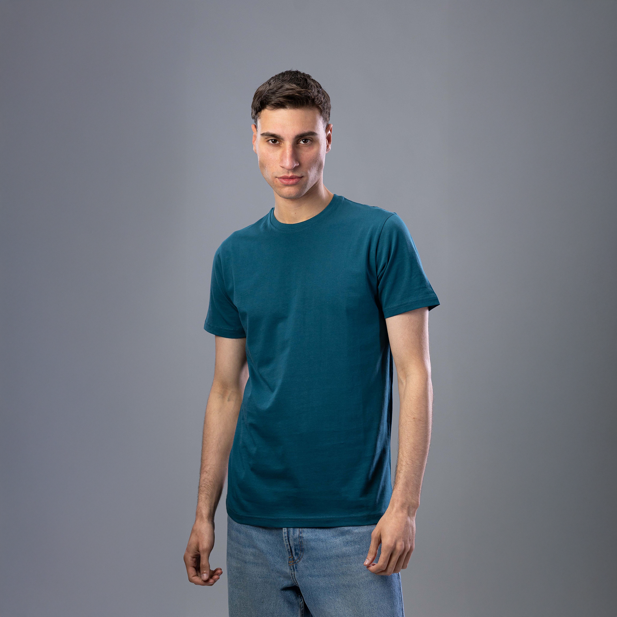 2 (15) green Basic T-Shirt