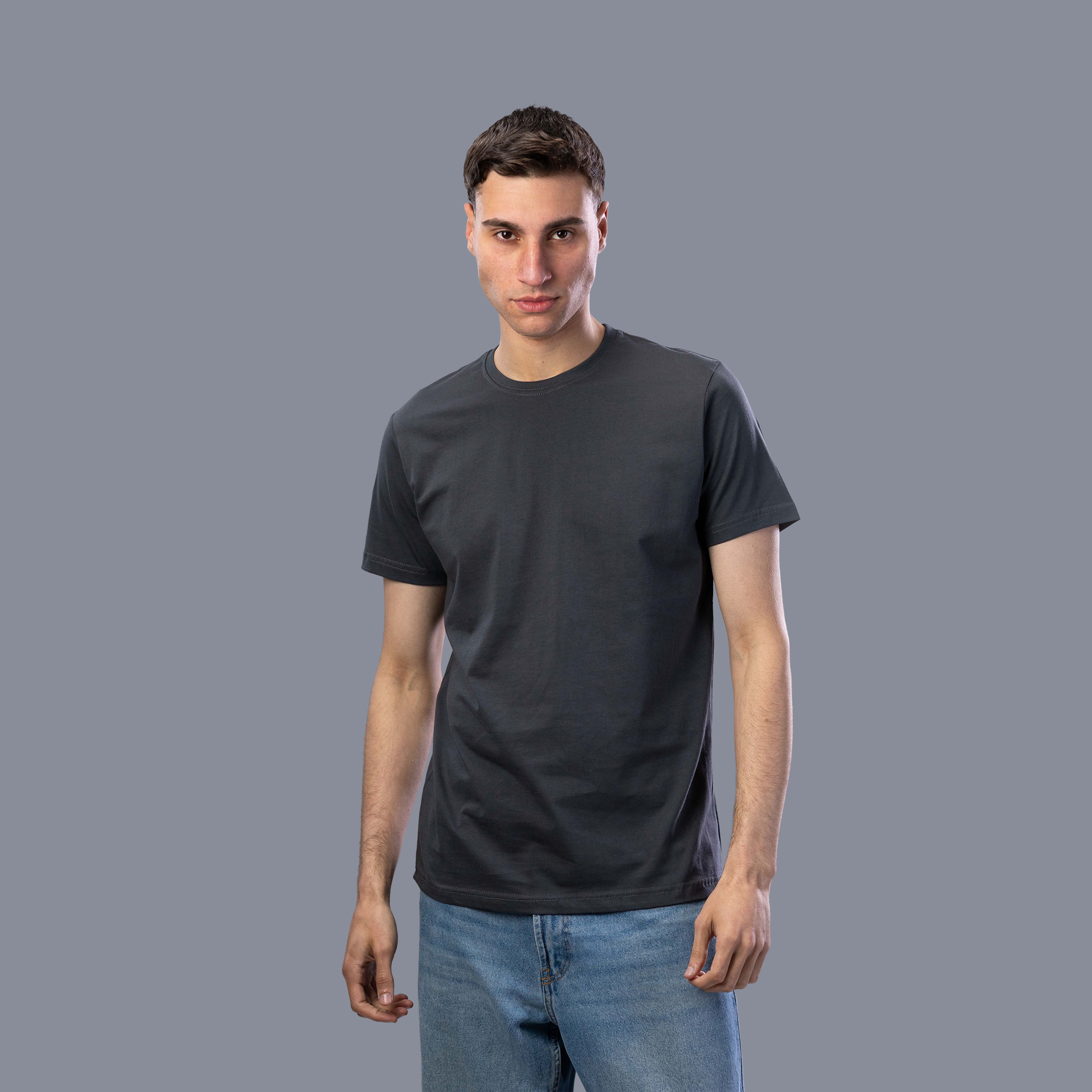 Gray Basic T-Shirt